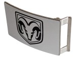 Vorschaubild 1 von Gürtelschnalle Silber Ram Trucks Dodge Metall Logo-Print Casual Freizeit