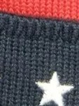 Vorschaubild 4 von Kinder Pullover Gr. 152 Blau Gestreift Sterne Baumwolle