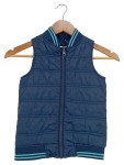 Vorschaubild 1 von Steppweste Kinder Blau Gr. 116 Outdoor Ärmellos Gesteppt