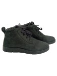 Vorschaubild 1 von Stiefeletten Damen Gr. 36 Schwarz Nubuk Schnürung 2 cm Casual Alltag Bella