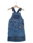 Vorschaubild 1 von Jeanskleid Kinder Gr. 92 Blau Baumwolle Tiermotive Casual Freizeit Knopf