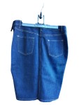 Vorschaubild 2 von Jeansrock Damen Blau Uni Midirock Gr. 40 Baumwolle