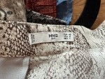 Vorschaubild 3 von Faltenrock Damen Gr. 40 Schlangenmuster Beige Braun Animal Print