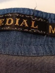 Vorschaubild 8 von Damen Jeansjacke M Mehrfarbig Casual Strass Kurzarm