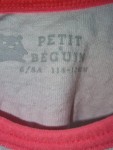 Vorschaubild 5 von PETIT BEGUIN T-Shirt Mädchen Gr. 126/128 Weiß Zebra Dschungel