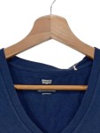 Vorschaubild 2 von Damen T-Shirt Blau Gr. 34/XS Casual V-Ausschnitt