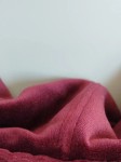 Vorschaubild 3 von Damen Samt Kapuzenpullover Schnürung Rot Gr. 38/M