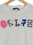 Vorschaubild 2 von T-Shirt Damen Gr. 38/M Weiß Baumwolle Grafisch Casual Kurzarm Freizeit