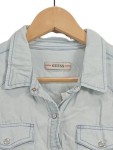 Vorschaubild 3 von Hemdbluse Damen S Blau Lyocell Casual Langarm