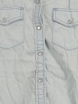 Vorschaubild 5 von Hemdbluse Damen S Blau Lyocell Casual Langarm