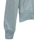 Vorschaubild 2 von Sweatjacke Herren Blau Gr. 54/XL Baumwolle Uni Casual Langarm Freizeit