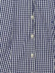 Vorschaubild 3 von BENETTON Hemdbluse Damen Gr. 36/S kariert blau Baumwolle Langarm Casual