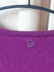 Vorschaubild 4 von Strickkleid Midi Pink Gr. 36/S Casual Rippstrick Logo Strass