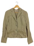 Vorschaubild 1 von Damen Leichte Jacke Blazer Gr. 40/L Oliv Casual Leinen