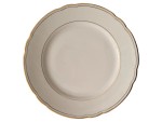 Vorschaubild 1 von Essteller Teller Weiß Goldrand Klassisch Porzellan 19 cm