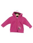 Vorschaubild 1 von Mädchen Fleecejacke Gr. 68 Pink Kapuze Charmant