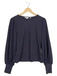 Vorschaubild 1 von Damen Langarmshirt Gr. 38/M Mehrfarbig Elegant