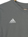 Vorschaubild 2 von Herren Sport T-Shirt V-Ausschnitt Grau Gr. 50/L Baumwolle