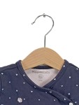 Vorschaubild 2 von Baby Mädchen Kleid Gr. 62 Blau Herzen Baumwolle