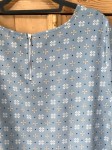 Vorschaubild 3 von Damen Freizeitkleid Gr. 50 Blau Blumenmuster Kurzarm