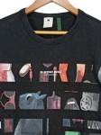 Vorschaubild 2 von Herren T-Shirt L Schwarz Grafikprint Streetwear