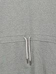 Vorschaubild 3 von Freizeitkleid Damen Grau Gr. 38/M Baumwolle Meliert Sportlich 97 cm