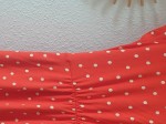 Vorschaubild 3 von Damen Sommerkleid Rot Punkte Gr. 34;XS Viskose Maxikleid