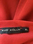 Vorschaubild 4 von KURT KÖLLN Damen Top XL Rot Basic Rippstrick Kurzarm