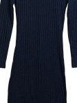 Vorschaubild 3 von Damen Strickkleid Casual Rippstrick Blau Gr. 32/XXS