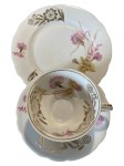 Vorschaubild 1 von Bareuther Bavaria Sammelgedeck Kaffeetasse Untertasse Kuchenteller Vintage Blumen
