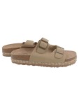 Vorschaubild 1 von Bosanova Damen Pantoletten Gr. 41 Beige Kork Espadrille Sandalen