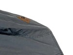 Vorschaubild 1 von Damen Bomberjacke Gr. M Grau Baumwolle Lederdetails