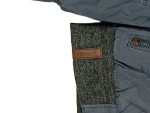 Vorschaubild 2 von Damen Bomberjacke Gr. M Grau Baumwolle Lederdetails