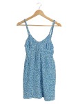 Vorschaubild 1 von Damen Sommerkleid Blumenmuster Gr. M Blau Feminin