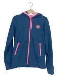 Vorschaubild 1 von Kinder Mädchen Sweatjacke Kapuzenjacke Blau Gr. 116/122 Sportlich