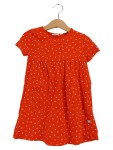 Vorschaubild 1 von Mädchen Freizeitkleid Gr. 86 Rot Herzmuster Baumwolle