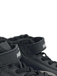 Vorschaubild 4 von Smash Mid Fur Kinder Sneaker Schwarz Grau Gefüttert Gr. 25