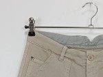 Vorschaubild 3 von Cargo Shorts Kinder Beige Gr. 164 Baumwolle Elasthan Uni Casual Freizeit