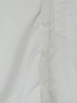 Vorschaubild 3 von Freizeithemd Kinder Gr. 146 Weiß Baumwolle Uni Casual Kurzarm 44 cm
