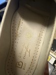 Vorschaubild 3 von Damen Slipper Mokassin Leder Beige Gr. 36 Comfort Klassisch