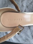 Vorschaubild 4 von Sandaletten Damen Gr. 38 Gold Elegant Blockabsatz Riemchen