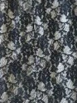Vorschaubild 3 von Spitzenkleid Damen Gr. 40/L Schwarz Bandeau Cocktailkleid