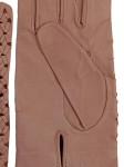 Vorschaubild 2 von Abendhandschuhe Rosa Gr. L Leder Strukturmuster Elegant 24 cm