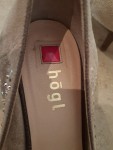 Vorschaubild 3 von Pumps Damen Gr. 37,5 Beige Wildleder Strass Kitten Heel Elegant