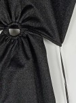 Vorschaubild 5 von Sommerkleid Damen Schwarz Gr. 36/S Polyester Elasthan Uni Modern