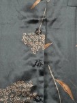 Vorschaubild 5 von Damen Nachthemd Gr. 36/38 Grau Klassisch Blumenmuster Langarm