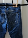 Vorschaubild 4 von Ripped Jeans Damen Gr. W25/34/XS Blau Baumwolle Uni Streetwear L32