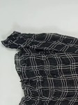 Vorschaubild 3 von Damen Hemdbluse Kariert Schwarz Gr. 38/M Langarm Feminin