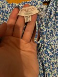 Vorschaubild 3 von Damen Sommerkleid Blumenmuster Gr. M Blau Feminin