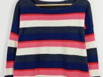 Vorschaubild 3 von Damen Pullover gestreift Maritim Gr. 40/L Mehrfarbig
